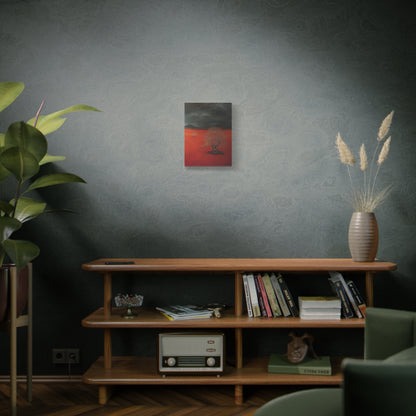 Canvas Art Print of "desert" by Rochelle W. Grimm. - Abstract Desert Landscape Canvas Art, Stretched Wall Decor, Home Aesthetic, Gift for Art Lovers, Unique Modern Art Piece,Landscape Art
