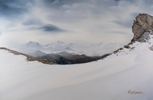 Winter Mountain Peak